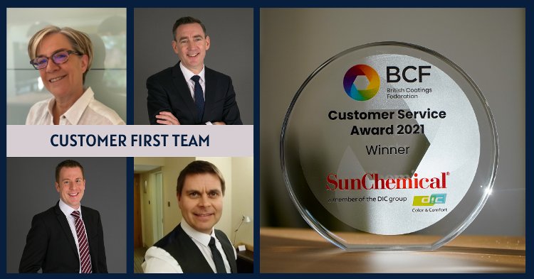 Sun Chemical UK scoops BCF Customer Service award