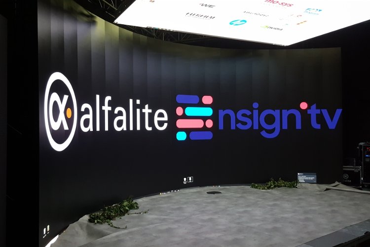 nsign.tv integra su plataforma de digital signage en las pantallas LED de Alfalite