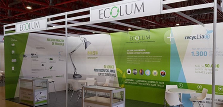 RECYCLIA y Fundación ECOLUM finalizan su acuerdo de colaboración