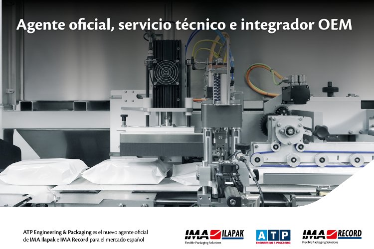 ATP Engineering & Packaging es el nuevo agente oficial de IMA Ilapak e IMA Record en España