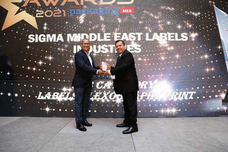 Sigma Middle East Label Industries obtiene dos premios Gold en el concurso PRIME de Packaging MEA Magazine