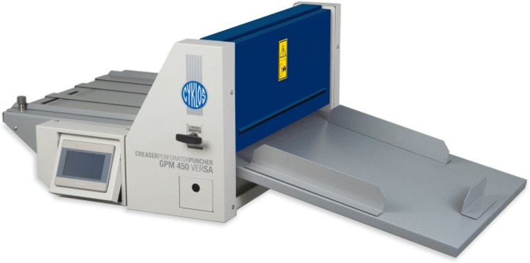 PMA Products presenta la máquina de hendido y perforado semiautomatica GPM 450 Versa