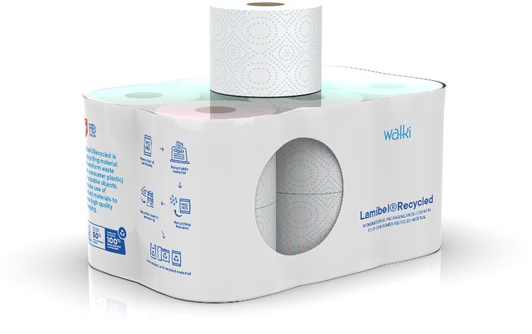 Walki presenta Lamibel®Recycled: elaborado con plástico reciclado y totalmente recyclable