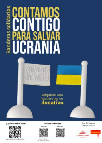 &lsquo;Makers&rsquo; con Ucrania: campa&ntilde;a &lsquo;Banderas Solidarias&rsquo; para recaudar donativos