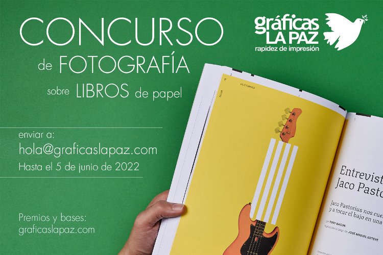 Gráficas la Paz pone en marcha el I Concurso Fotográfico sobre Libros en Papel