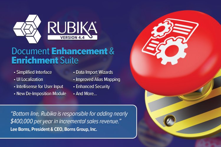 Solimar unveils Rubika 4.4 with enhanced user interface for easier onboarding and increased workflow efficiencies