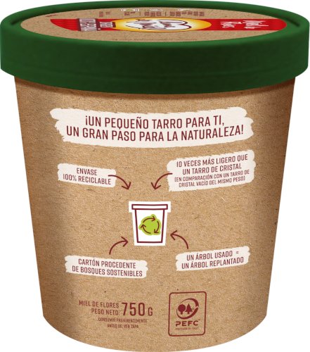 Luna de Miel® presenta su nuevo envase de cartón 100% reciclable para una miel 100% española
