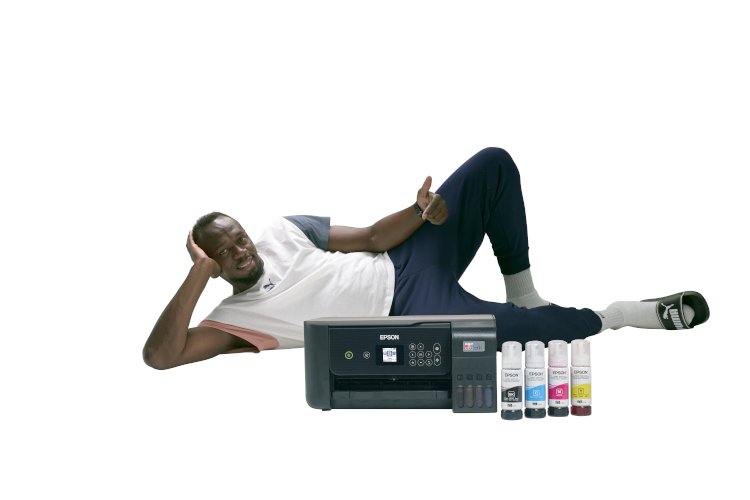 Epson y Usain Bolt renuevan su colaboración para fomentar la impresión sin cartuchos
