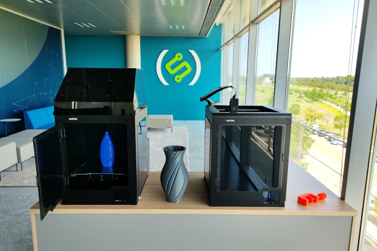 Impresoras 3D de Zortrax en la sala demo de Grupo Solitium en Zaragoza
