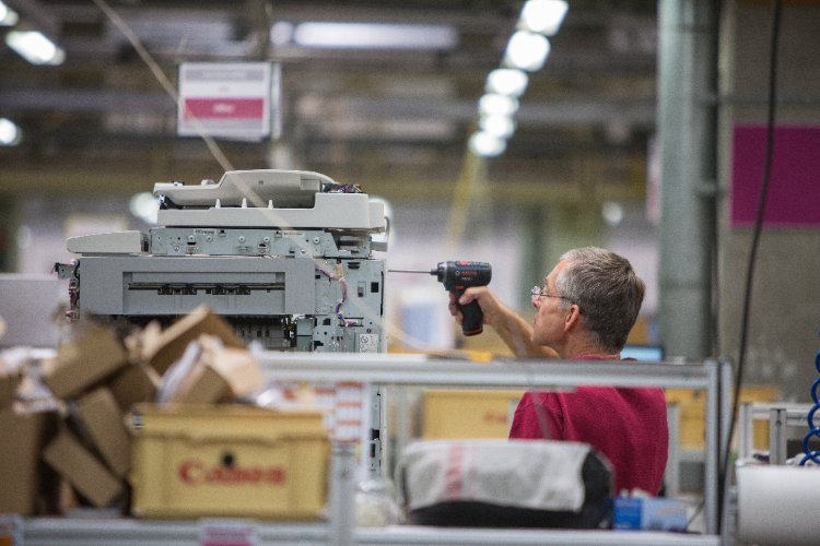 Fábrica de Canon en Giessen especializada en la refabricación de equipos