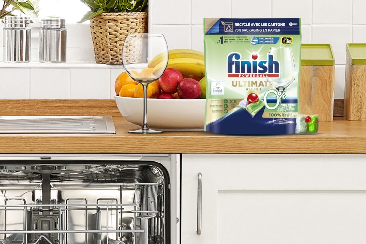 Mondi and Reckitt launch paper-based packaging for Finish dishwasher tabs with 75% less plastic