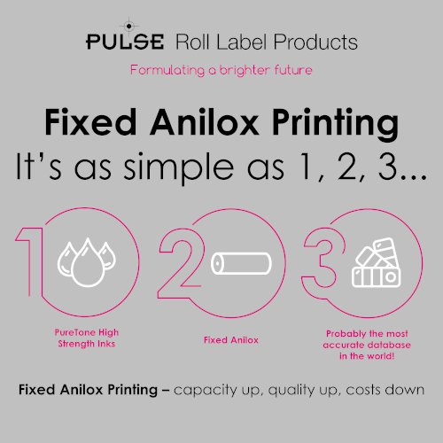 Pulse Roll Label comparte sus conocimientos sobre la revolucionaria Impresión Anilox fija