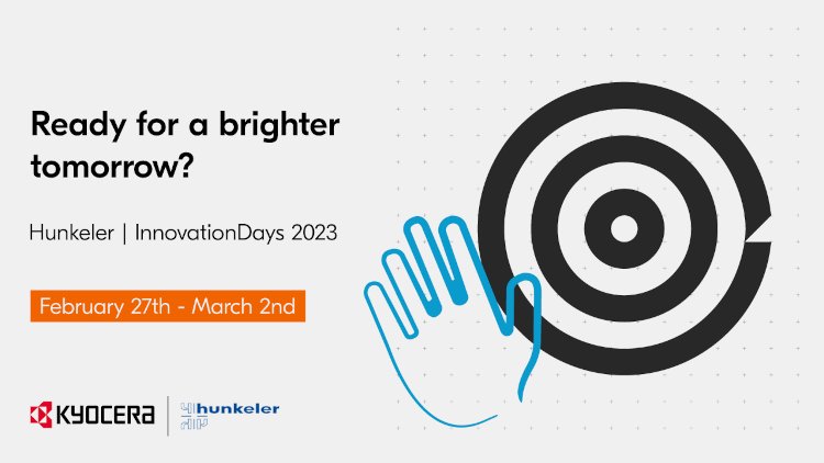 Kyocera to reveal vision for a brighter tomorrow at Hunkeler’s Innovationdays 2023