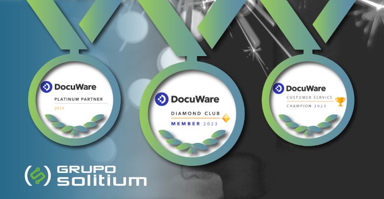 Grupo Solitium, distinguido por segundo año consecutivo con los máximos galardones de DocuWare