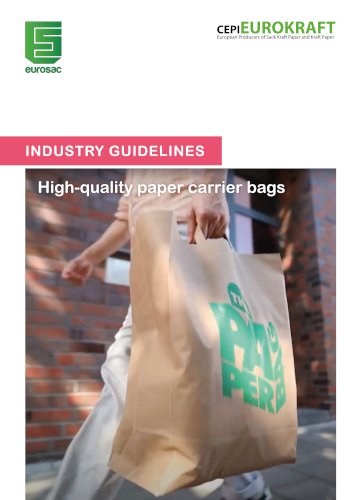 The Paper Bag publica las directrices para bolsas de papel de alta calidad