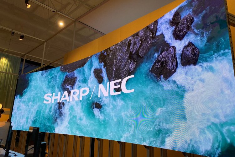 SHARP/NEC exhibió sus novedades en proyectores y pantallas profesionales para salas de conferencias y educación en ISE 2023