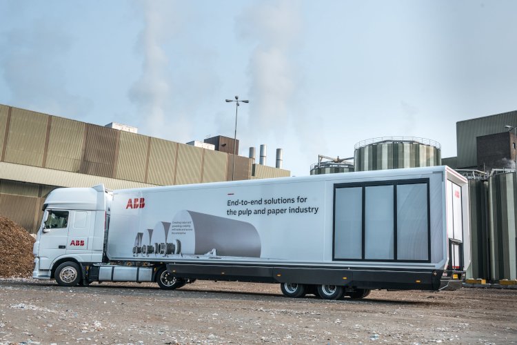 El camión pulp & paper de ABB reanuda su gira en España con las últimas soluciones tecnológicas para la industria del papel