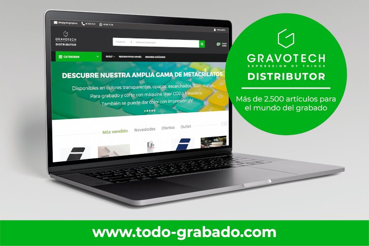 Gravotech España lanza su nueva tienda web y lo celera con un descuento