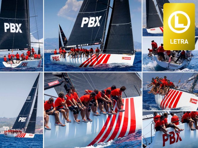 PBX Sailing Team -LETRA DE ORO por BEUSUAL para Palibex en España