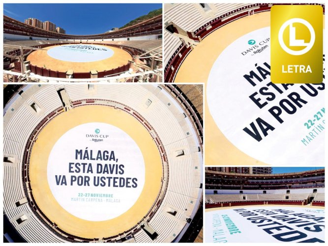 Spot publicitario Copa Davis - LETRA DE ORO por SUNDISA en Málaga