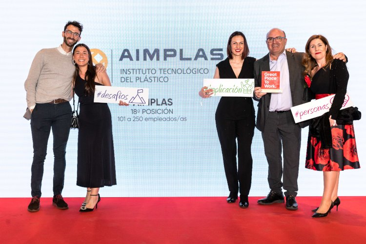 AIMPLAS entra por segunda vez en el ranking de Las Mejores Empresas para Trabajar en España en 2023