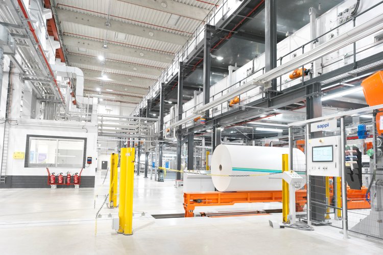 Sappi pone en funcionamiento una nueva m&aacute;quina de revestimiento de barrera en su planta de Alfeld