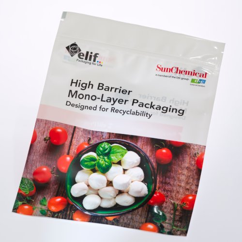 Recyclable monolayer pouch featuring Sun Chemical’s electron beam offset inks and barrier coating wins WorldStar Global Packaging Award