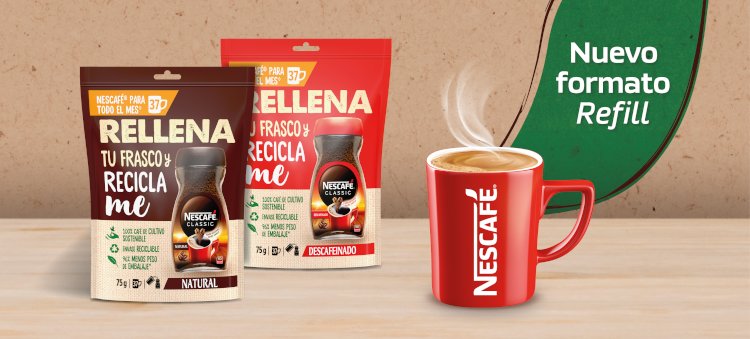 Nescafé Classic lanza una nueva bolsa refill para rellenar