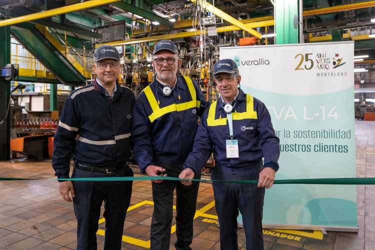 Verallia celebra el 25 aniversario de su planta de Montblanc y la inauguración de una nueva línea de producción