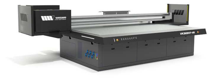 Estreno mundial en FESPA de la impresora plana UV de próxima generación VK3220T-HS de Vanguard