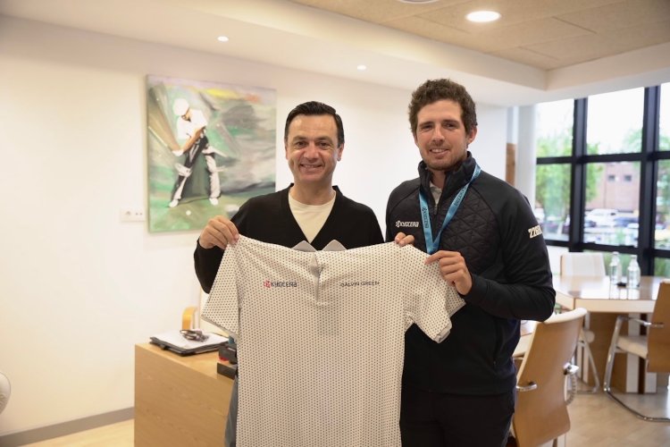 Kyocera se convierte en patrocinador oficial del jugador profesional de golf Manuel Elvira