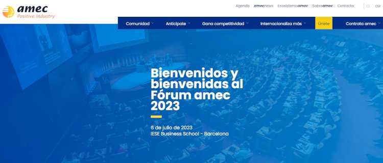 El Fórum amec 2023 se centrará en la colaboración industrial