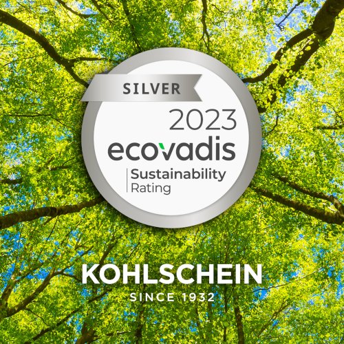 KOHLSCHEIN GmbH & CO. KG ha sido galardonada con una Medalla de Plata por EcoVadis