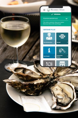 The Quality Group Oysters Marennes Oléron relies on solutions by KURZ subsidiary SCRIBOS