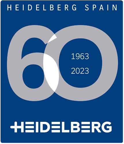 Logotipo 60 aniversario HEIDELBERG Spain
