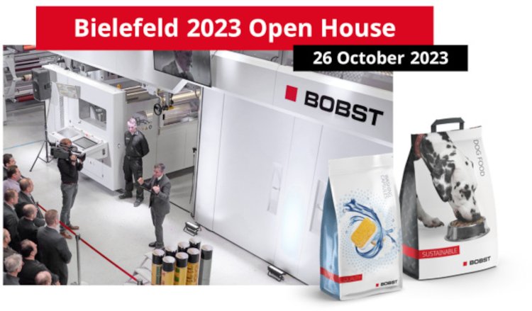 Bobst Bielefeld invita a la industria del envase a "Desenvolver el futuro del envase flexible" en su CI flexo Open House 2023