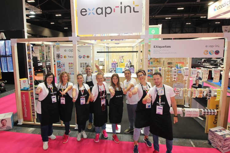 Más de 2.000 visitantes han visitado el stand de Exaprint en el Salón C!Print