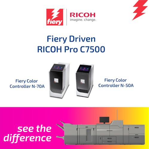 Fiery DFEs drive customer differentiation with expanded gamut capabilities on new RICOH Pro C7500