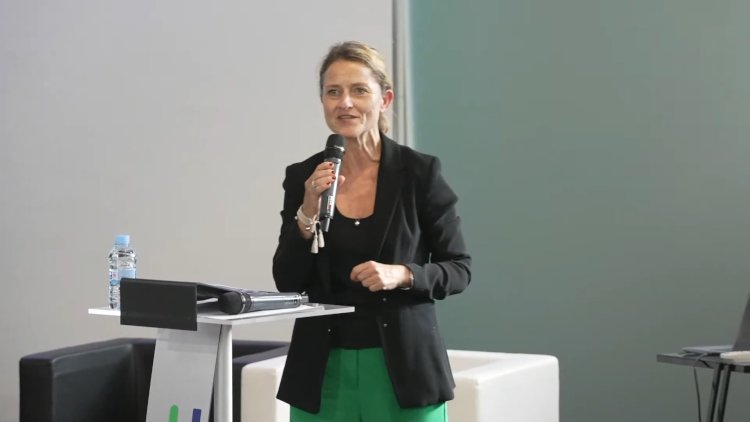 Claudia Jung, HEAD de Digital Ecosystems, nos mostró el futuro de HEIDELBERG