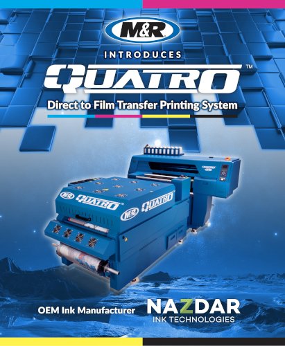 M&R Printing Equipment and Nazdar announce partnership