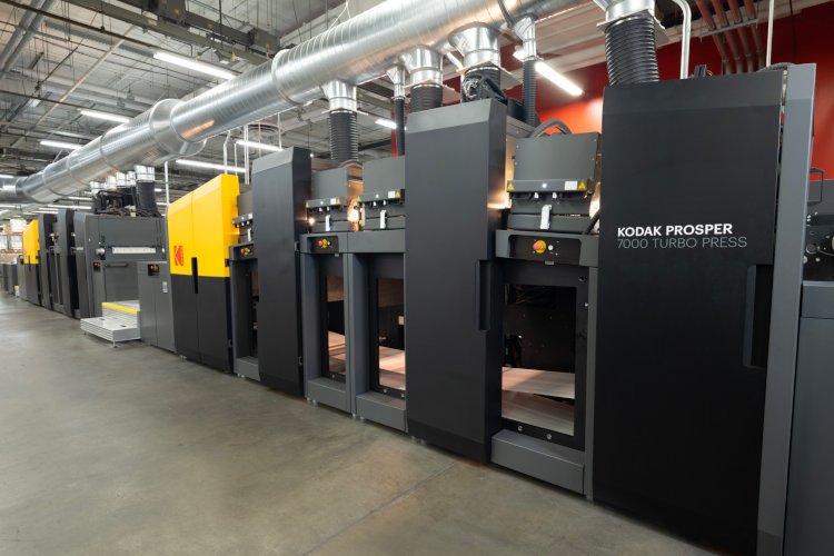 Kodak anuncia la primera venta mundial de su sistema de impresión KODAK PROSPER 7000 Turbo, el sistema de impresión de inyección de tinta más rápido del mundo