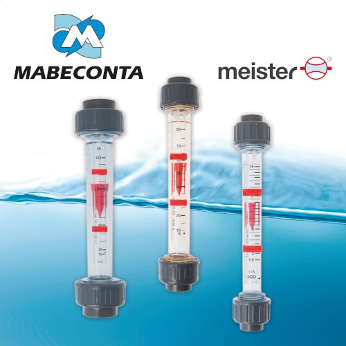 MABECONTA presenta sus Rotámetros para medición de caudal instantáneo de líquidos y gases