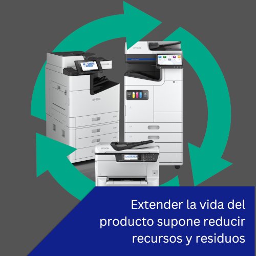 Epson aborda los objetivos de circularidad y reducción de residuos ampliando la garantía de sus productos de oficina hasta los 8 años