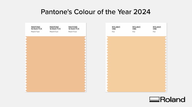 Roland DG revela un aumento en las ventas de tinta naranja y roja en 2023