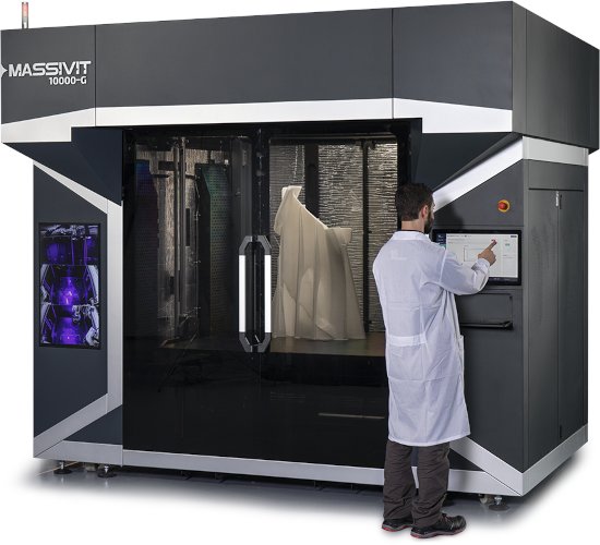 Massivit presenta el primer material de impresión 3D ignífugo disponible para usar con 10000-G
