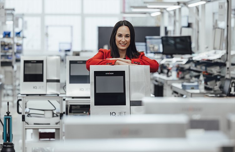 CEO Christina Leibinger is delighted about the IQJET nomination for the German Innovation Award