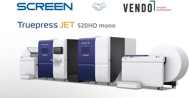 Vendo takes next step towards growth, installing SCREEN Truepress JET 520HD Mono for its cutting-edge technology and high economic efficiency