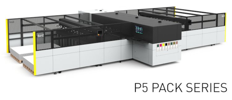 El Grupo Durst amplía su gama P5 con la serie PACK, diseñada para expositores de cartón ondulado e impresión de envases