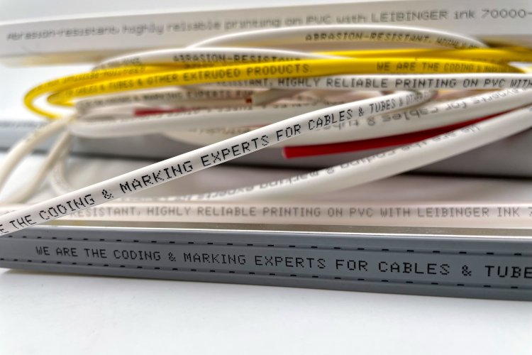 LEIBINGER ofrece tintas especiales para el marcado de cables