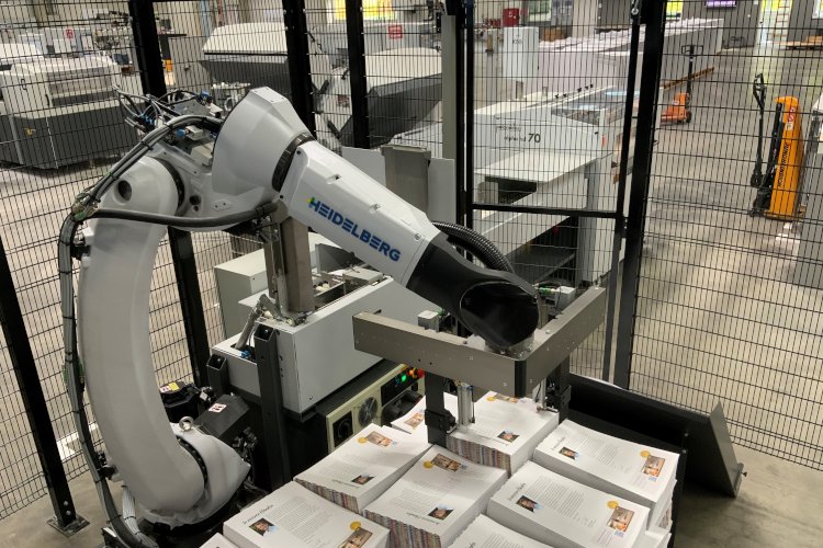 HEIDELBERG ofrece soluciones con automatización y robótica